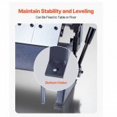 VivaTechnix FDSWQZDQFDSWK6NDU001V0 Masina de indoit tabla segmentata, Unghi maxim de Ã®ndoire 135Â°, Lungime indoire max 305 mm, Grosime max 1 mm