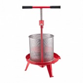 VivaTechnix GJYZJLSBXG142GNCWV0 Presa manuala pentru struguri si fructe moi, Capacitate 14 l, Inox/Fonta, 405x975 mm