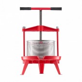 VivaTechnix GJYZJLSBXG9LCJBFPV0 Presa manuala pentru struguri si fructe moi, Capacitate 9 l, Inox/Fonta, 405x705 mm