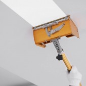 VivaTechnix GQPSHYC10FWSILJM1V0 Aplicator finisare rapida, pentru suprafete plane, Maner telescopic 1020 â€“ 1618 mm, Capacitate cutie 1.4 l