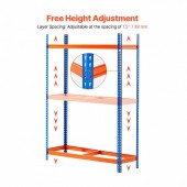 VivaTechnix HJSLTJSC2001WS3U8V0 Suport de perete Vivatechnix, pentru 18 anvelope, 1500 x 450 x 1980 mm, max 300 kg, 3 rafturi