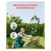 VivaTechnix HPJHX2JTH60WT4XPAV0 Set 2 suporturi pentru plante agatatoare, 38 x 152 cm, Otel