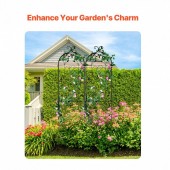 VivaTechnix HPJHX2JTH60WT4XPAV0 Set 2 suporturi pentru plante agatatoare, 38 x 152 cm, Otel