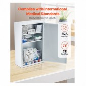 VivaTechnix JJJJS1250JZYO3RBU001V0 Trusa de prim ajutor profesionala cu 1000 de piese, Fixa, Otel, 460 x 300 x 140 mm