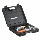 VivaTechnix JLBSDKQ245CME5VDO001V0 Set 6 perforatoare pentru tabla, antrenor cu clichet, in trusa, 2.7 â€“ 50.8 mm, 1 x burghiu in trepte, Otel 40Cr