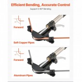 VivaTechnix JLSDWGJYYKZXRKMPF001V0 Dispozitiv de indoit tevi cupru si aluminiu, 6-22 mm, Unghi maxim de Ã®ndoire 90Â°, 7 matrite, sistem hidraulic