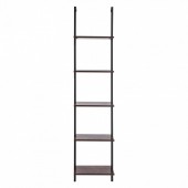 VivaTechnix JSGZWJFGHMBH9PIGIV0 Raft metalic cu 5 x polite incluse din lemn, profil patrat 20x20 mm, Vivatechnix Industrial, 400x300x1780 mm