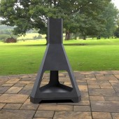 VivaTechnix KRO-1075 Incalzitor pentru terasa/gradina, Hexagon Fire Pit KRO-1075, Otel, Negru, 1158x725 mm, grosime 3 mm