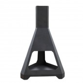 VivaTechnix KRO-1075 Incalzitor pentru terasa/gradina, Hexagon Fire Pit KRO-1075, Otel, Negru, 1158x725 mm, grosime 3 mm