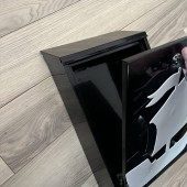 VivaTechnix KRO-1231 Cutie postala Vivatechnix Boat KRO-1231, otel, 400x250x100mm, Negru/Alb, 2 chei