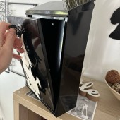 VivaTechnix KRO-1237 Cutie postala Vivatechnix Schnautzer Dog KRO-1237, otel, 400x250x100mm, Negru/Alb, 2 chei