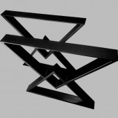 VivaTechnix KRO-1277/ Set 2 picioare pentru masa, Vivatechnix-1277, Inaltime 71 cm