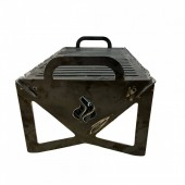 VivaTechnix KRO-1291 Gratar pliabil si portabil Vivatechnix KRO-1291, dimensiune 50x30x25 cm, Otel grosime 3 mm