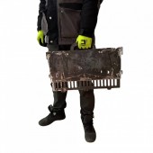 VivaTechnix KRO-1291/ Gratar pliabil si portabil Vivatechnix KRO-1291, dimensiune 50x30x25 cm, Otel grosime 3 mm