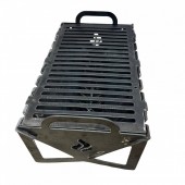 VivaTechnix KRO-1291/ Gratar pliabil si portabil Vivatechnix KRO-1291, dimensiune 50x30x25 cm, Otel grosime 3 mm