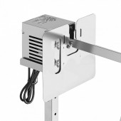 VivaTechnix KZSNXDXZKJ567EBR8001V2 Rotisor electric pentru gratar Inox, max 60 kg, lungime de lucru 142 cm, putere 38 W, Inaltime reglabila 8 nivele