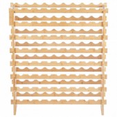 VivaTechnix LSJJYMSZZ72PSBAJFV0 Raft pentru 72 de sticle de vin, Vivatechnix Modular, 898 x 250 x 1035 mm, Lemn bambus