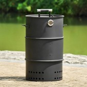VivaTechnix MTYXLYTGS185KKVVN001V0 Gratar vertical cu afumatoare 4 in 1, Diametru 47 cm, Otel, Afisaj temperatura 10-400 â„ƒ