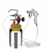 VivaTechnix PQTOX2L18MMBQ0RHWV0 Pistol de vopsit cu rezervor sub presiune, Capacitate 2 l, 3.1 Bar, Duza 1.8 mm, Manometru