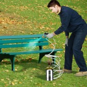 VivaTechnix PQTOX2L18MMBQ0RHWV0 Pistol de vopsit cu rezervor sub presiune, Capacitate 2 l, 3.1 Bar, Duza 1.8 mm, Manometru