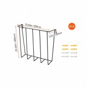 VivaTechnix SCWSQ271025IZY7HDV0 Set 2 Hranitoare animale cu fan, 90 l, Otel galvanizat, 600 x 500 x 840 mm