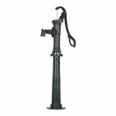 VivaTechnix SDYSBBTDZZTSMJPJL001V0 Cismea manuala cu picior, Ridicare max 6 m, Fonta/Otel carbon, Dimensiune 400 x 240 x 1290 mm, Verde Antic