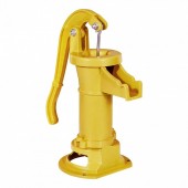 VivaTechnix SDYSBBTZTHS08KJEY001V0 Cismea manuala pentru gradina, Antic Galben, Adancime max 7.6 m, Fonta/Otel carbon, 230 x 180 x 400 mm