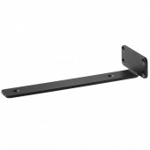 VivaTechnix SJZJGBZJYGHWMVHQJV0 Set 6 suporturi pentru rafturi, Vivatechnix 210 x 100 x 45 mm, Otel, Negru, max 72.6 kg, Grosime 5 mm