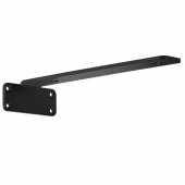 VivaTechnix SJZJGBZJYGHWMVHQJV0 Set 6 suporturi pentru rafturi, Vivatechnix 210 x 100 x 45 mm, Otel, Negru, max 72.6 kg, Grosime 5 mm