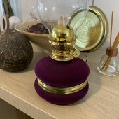 VivaTechnix TR-1002M Lampa cu gaz lampant Vivatechnix Classic TR-1002M, rezervor sticla cu catifea, oglinda metal, Mov