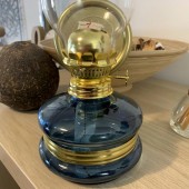 VivaTechnix TR-1003A Lampa cu gaz lampant Vivatechnix Classic TR-1003A, rezervor sticla, oglinda metal, Albastru