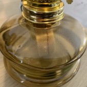 VivaTechnix TR-1003M Lampa cu gaz lampant Vivatechnix Classic TR-1003M, rezervor sticla, oglinda metal, Maro