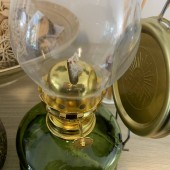 VivaTechnix TR-1003V Lampa cu gaz lampant Vivatechnix Classic TR-1003V, rezervor sticla, oglinda metal, Verde