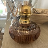 VivaTechnix TR-1015 Lampa cu gaz lampant Vivatechnix TR-1015, sticla maro decorata