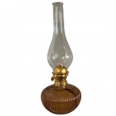 VivaTechnix TR-1015 Lampa cu gaz lampant Vivatechnix TR-1015, sticla maro decorata