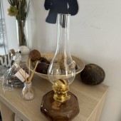 VivaTechnix TR-1019 Lampa cu gaz lampant Vivatechnix TR-1019, sticla maro