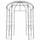 VivaTechnix TYHYGMYCHSNL9G07VV0 Foisor pentru gradina Vivatechnix, Inaltime 2.7 m, Diametru 2 m, Otel, Negru