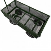 VivaTechnix VMD-1007 Carucior de gradina Vivatechnix VMD-1007, roti gonflabile, 1100X500X550mm, max.300Kg, 100L