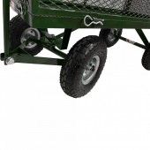 VivaTechnix VMD-1007 Carucior de gradina Vivatechnix VMD-1007, roti gonflabile, 1100X500X550mm, max.300Kg, 100L