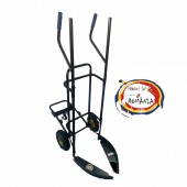 VivaTechnix VMD-1017 Carucior pentru transportul anvelopelor Vivatechnix VMD-1017, maxim 150kG, negru