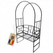 VivaTechnix VMD-1034/ Arcada cu banca pentru flori agatatoare Vivatechnix VMD-1034, dimensiune 207x114x50 cm