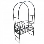 VivaTechnix VMD-1034/ Arcada cu banca pentru flori agatatoare Vivatechnix VMD-1034, dimensiune 207x114x50 cm