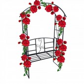 VivaTechnix VMD-1037/ Arcada cu banca pentru flori agatatoare Vivatechnix VMD-1037, dimensiune 206x114x50 cm