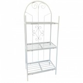 VivaTechnix VMD-1061 Suport pentru flori Vivatechnix VMD-1061 Alb, 50x30x125 cm, 3 polite, demontabil