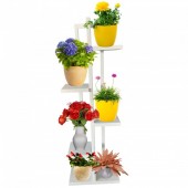 VivaTechnix VMD-1062 Suport pentru flori Vivatechnix VMD-1062, Alb, 40x20x118 cm, 6 polite