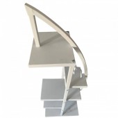 VivaTechnix VMD-1063 Suport pentru flori Vivatechnix VMD-1063 Arcade, Alb, 50x30x150 cm, 4 polite, demontabil