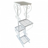 VivaTechnix VMD-1064 Suport pentru flori Vivatechnix VMD-1064, Alb, 50x22x105 cm, picioare reglabile