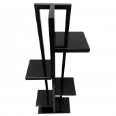 VivaTechnix VMD-1072 Suport pentru flori Vivatechnix VMD-1072, Negru, 40x20x118 cm, 6 polite