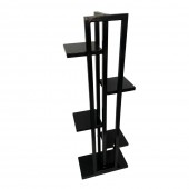 VivaTechnix VMD-1072 Suport pentru flori Vivatechnix VMD-1072, Negru, 40x20x118 cm, 6 polite