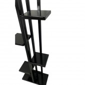 VivaTechnix VMD-1074 Suport pentru flori Vivatechnix VMD-1074, Negru, 40x20x118 cm, 6 polite